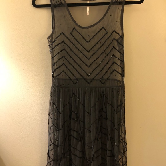 FREE People Tunic sequin tunic dress top XS - Picture 1 of 3